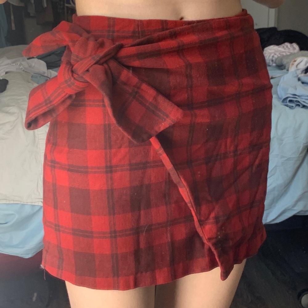 Plaid Mini Skirt
